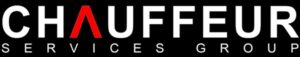 chauffeur services group logo red A black
